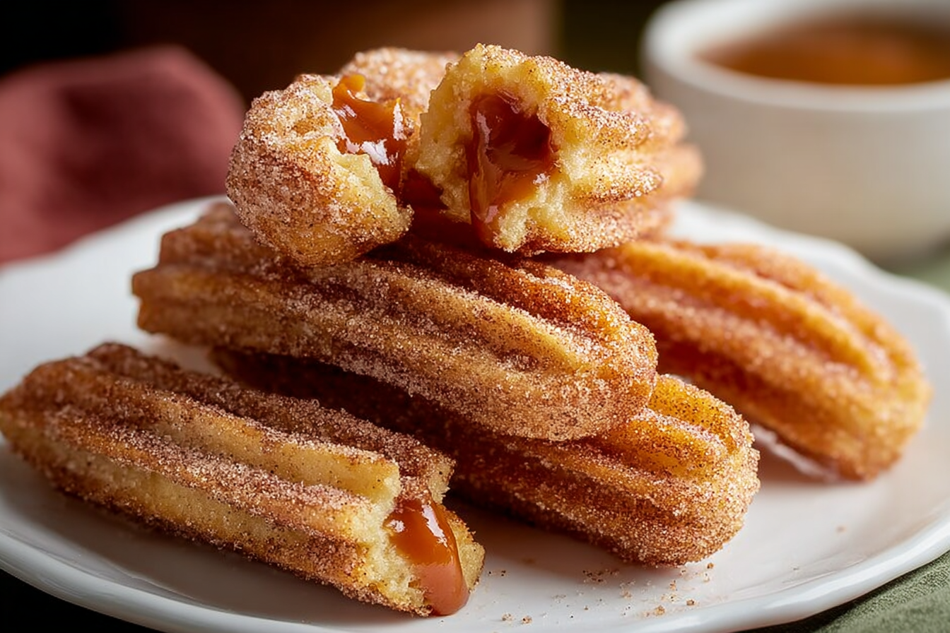 Caramel-Filled Churros