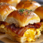 Cheesy Bacon Breakfast Sliders