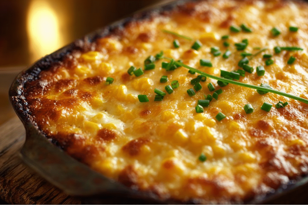 Cheesy Baked Corn Casserole