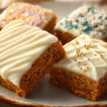 Frosted Carrot Cake Bars