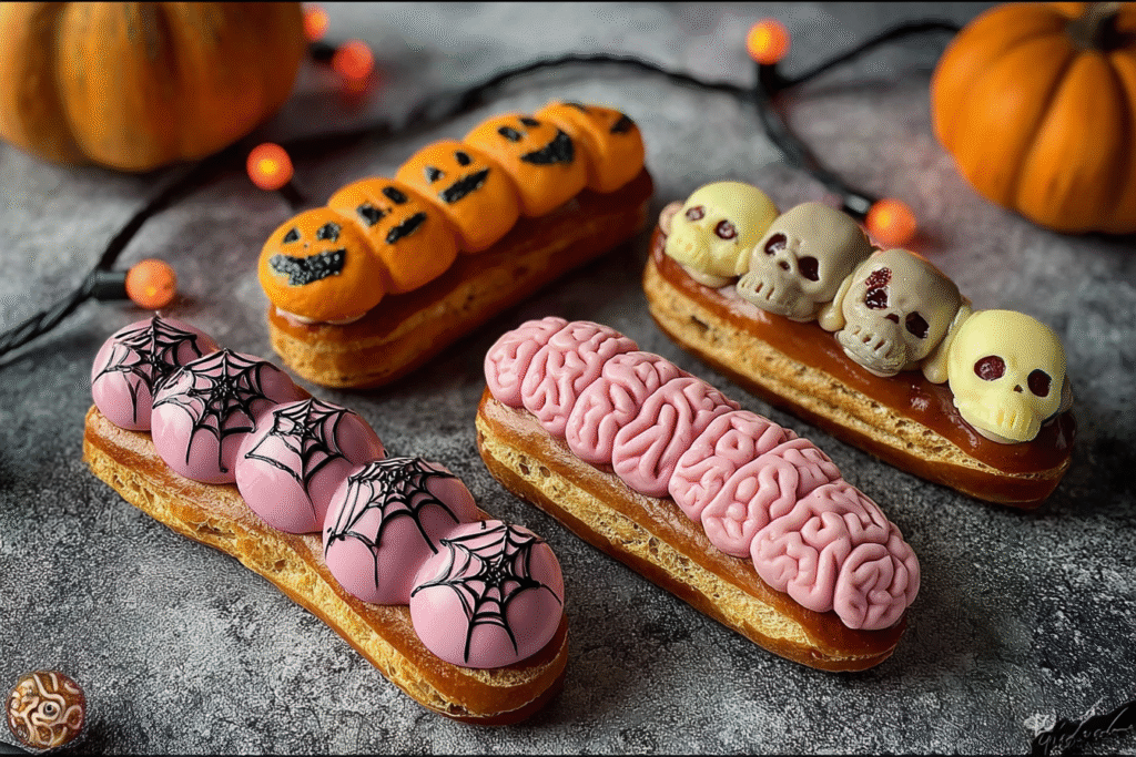 Haunted Halloween Éclairs