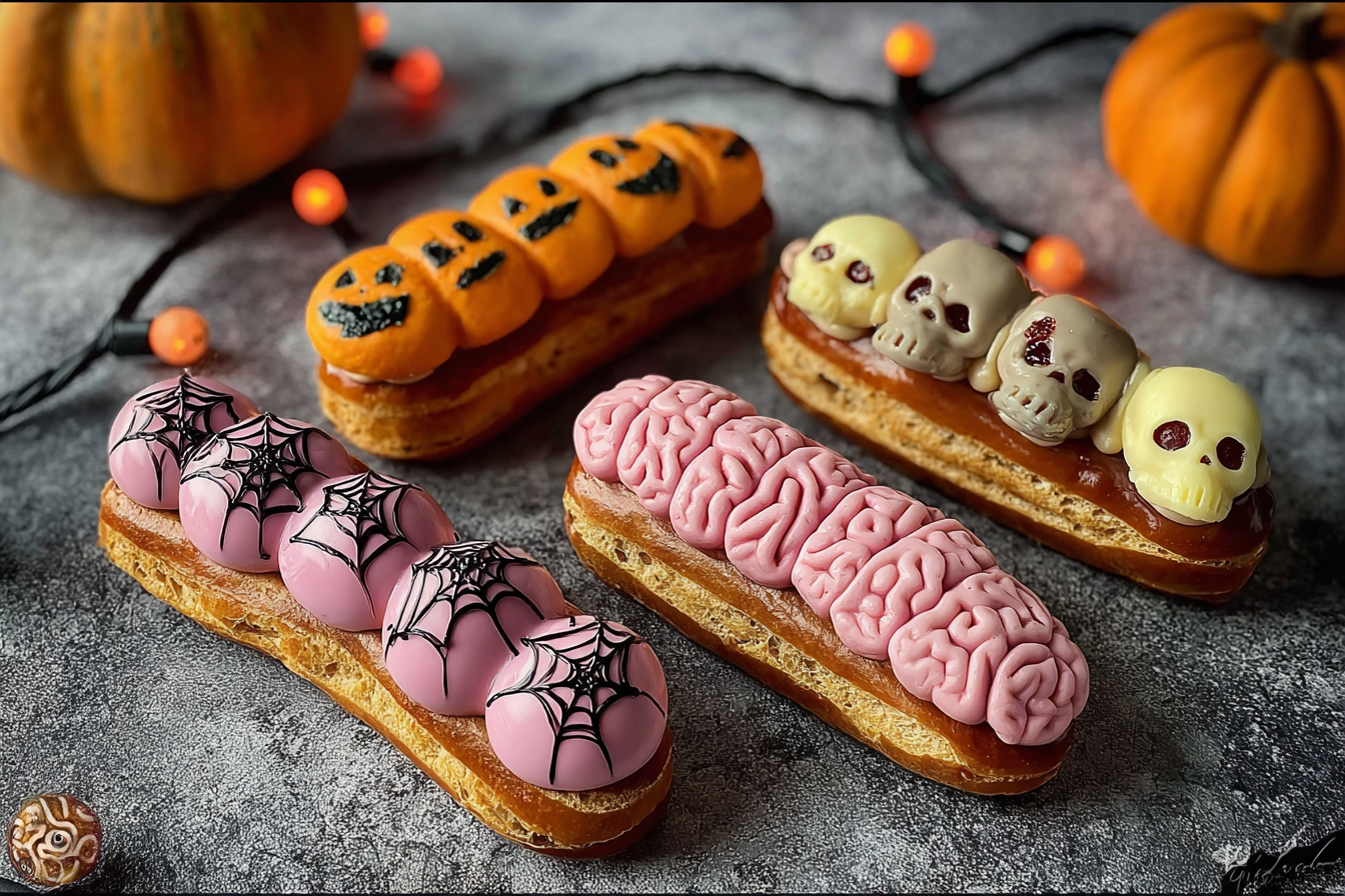 Haunted Halloween Éclairs