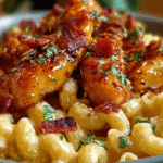Honey Garlic Chicken Mac & Cheese