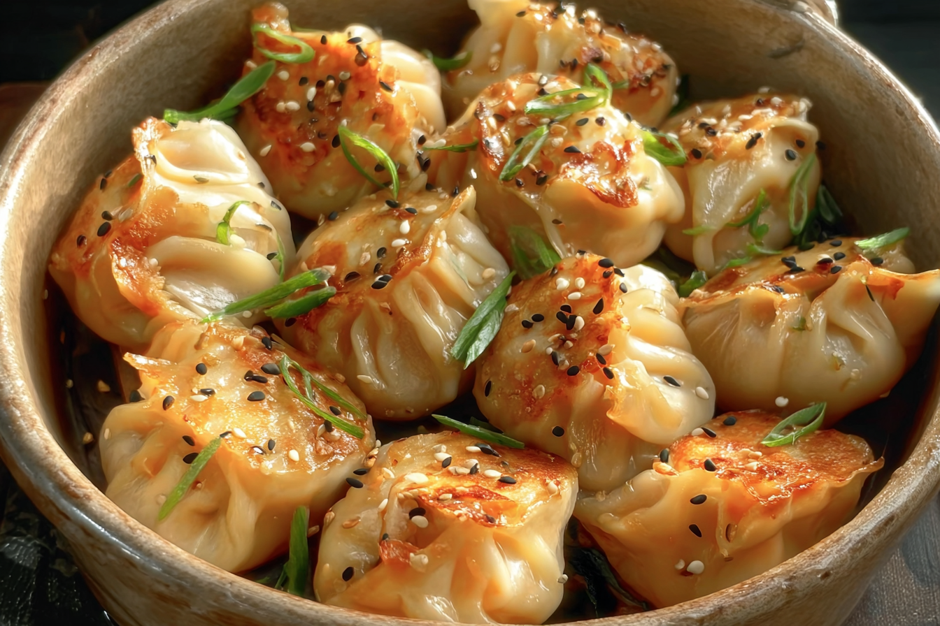 Pan-Fried Dumplings (Sheng Jian Bao Style)