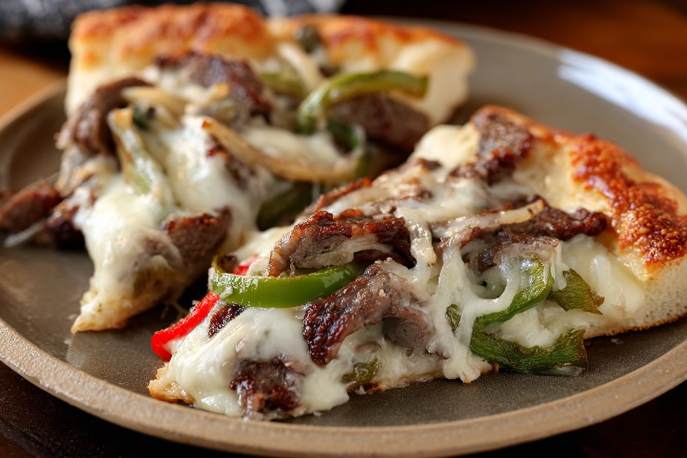 Philly Cheesesteak Pizza