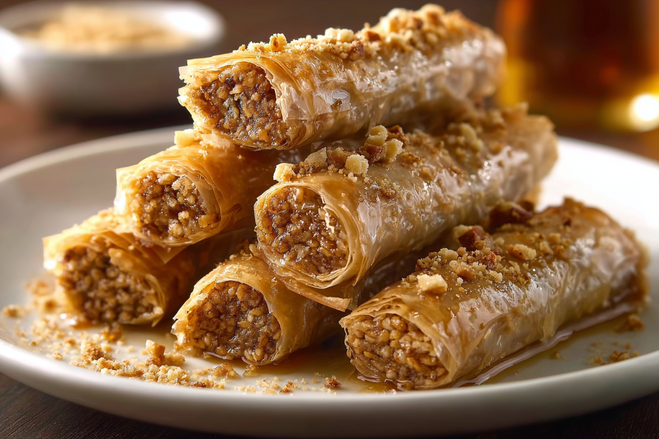 Rolled Baklava Fingers