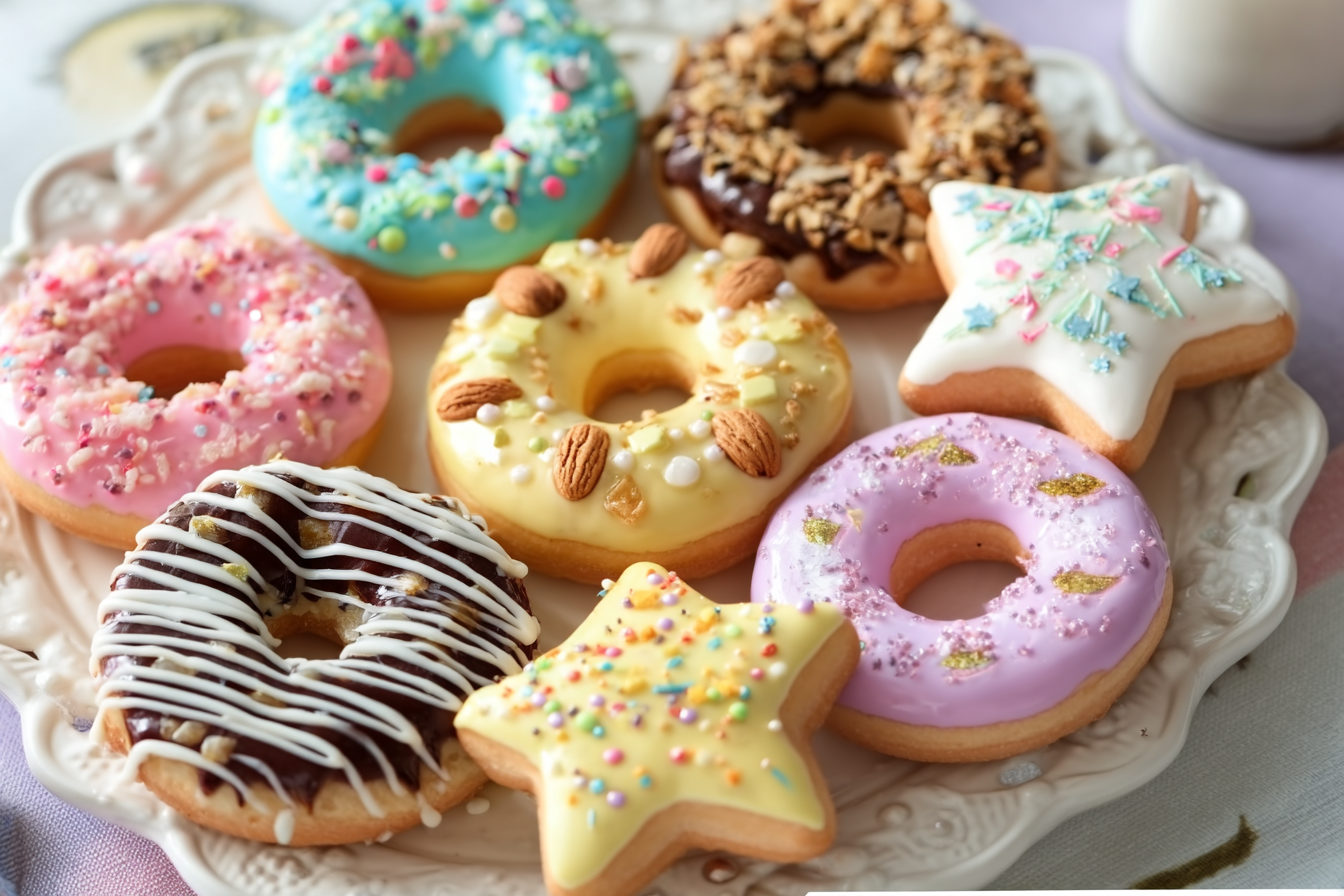 Assorted Glazed Party Donuts