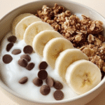 Banana Chocolate Crunch Yogurt Bowl