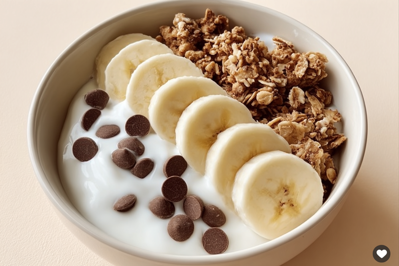 Banana Chocolate Crunch Yogurt Bowl
