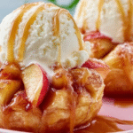 Caramel Apple Blossom Sundaes