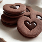 Chocolate Heart Sandwich Cookies