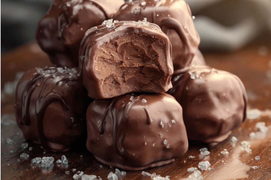 Chocolate Truffle Fudge Bites
