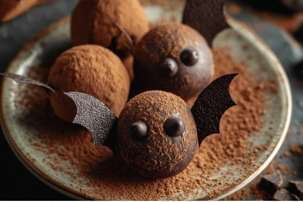 Cocoa Bat Truffles 🦇🍫