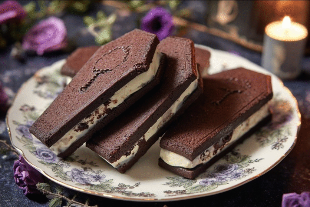 Coffin Ice Cream Sandwiches
