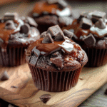 Double Chocolate Chunk Muffins