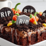 Graveyard Chocolate Pudding Cake