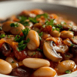 Hearty Mushroom and Bean Stew
