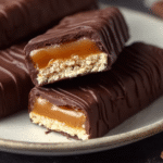 Homemade Chocolate Caramel Wafer Bars