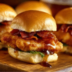 Honey Bacon Chicken Sliders