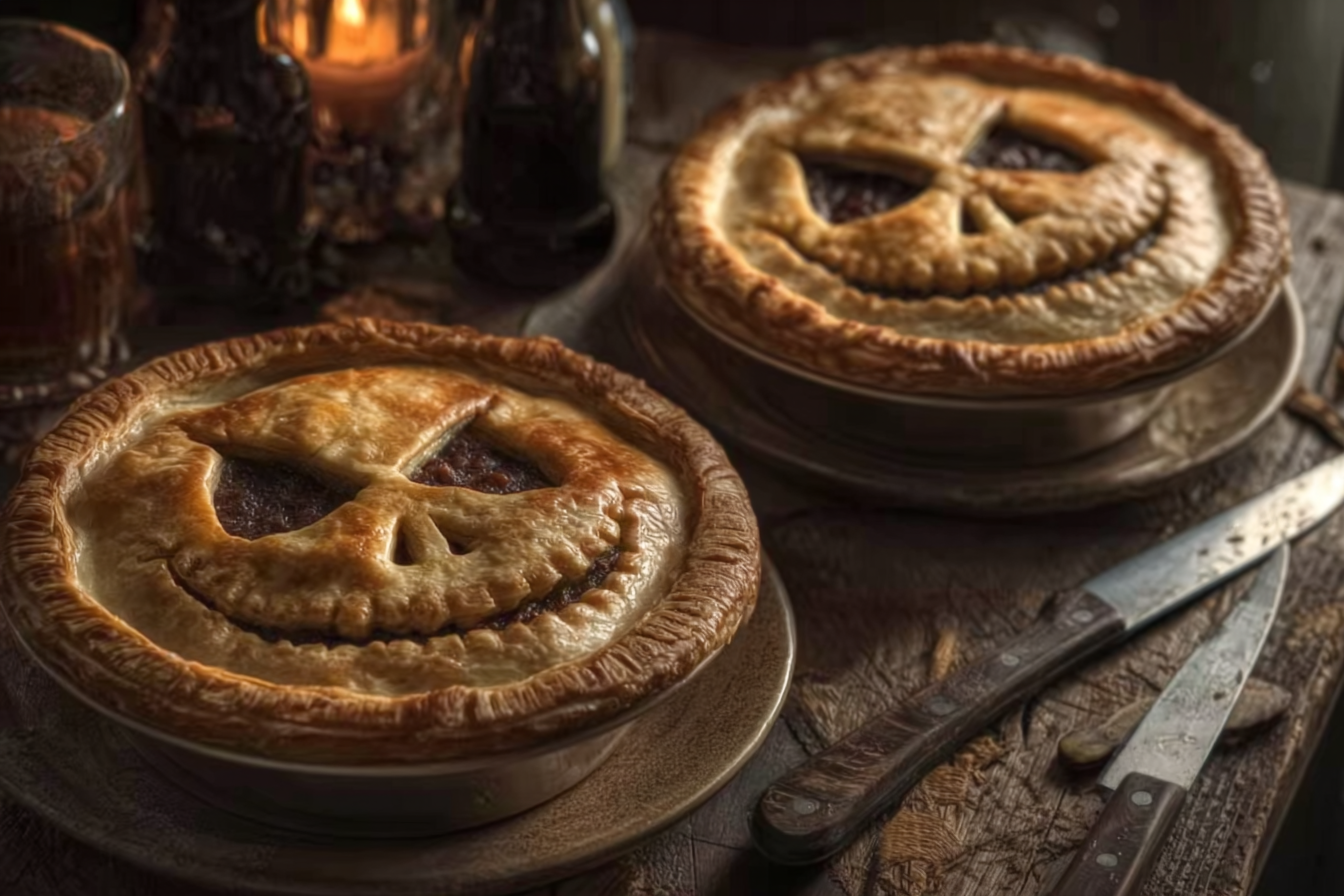 Jack Skellington Meat Pies
