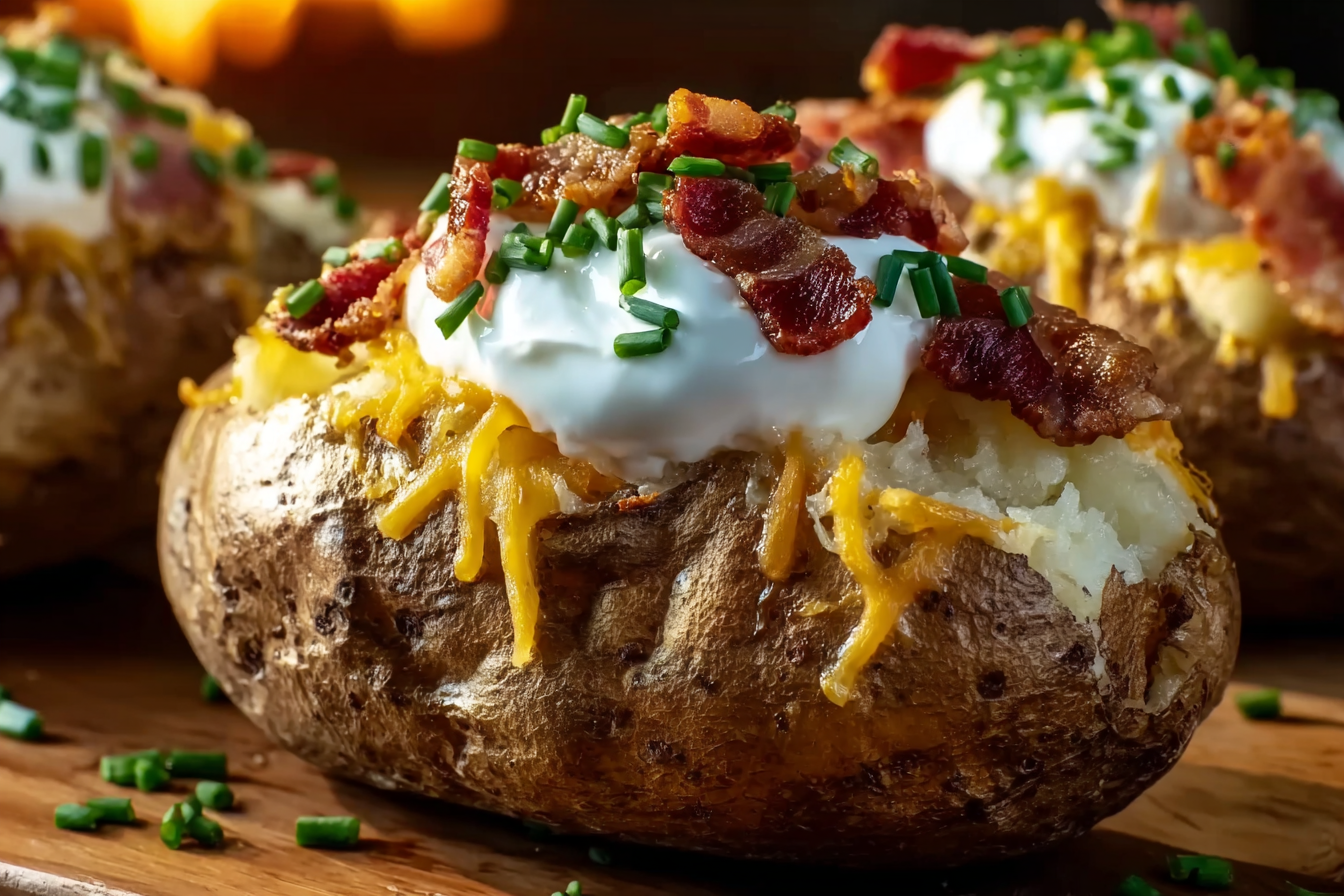 Loaded Baked Potatoes Supreme
