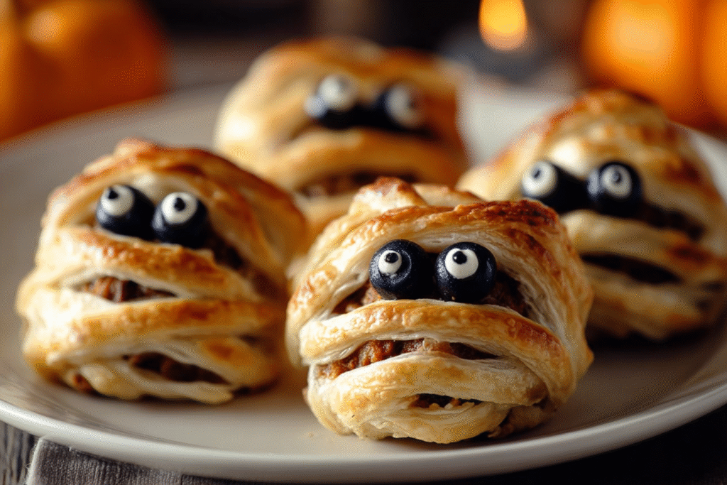 Mini Mummy Meatballs