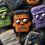 Monster Face Halloween Cookies