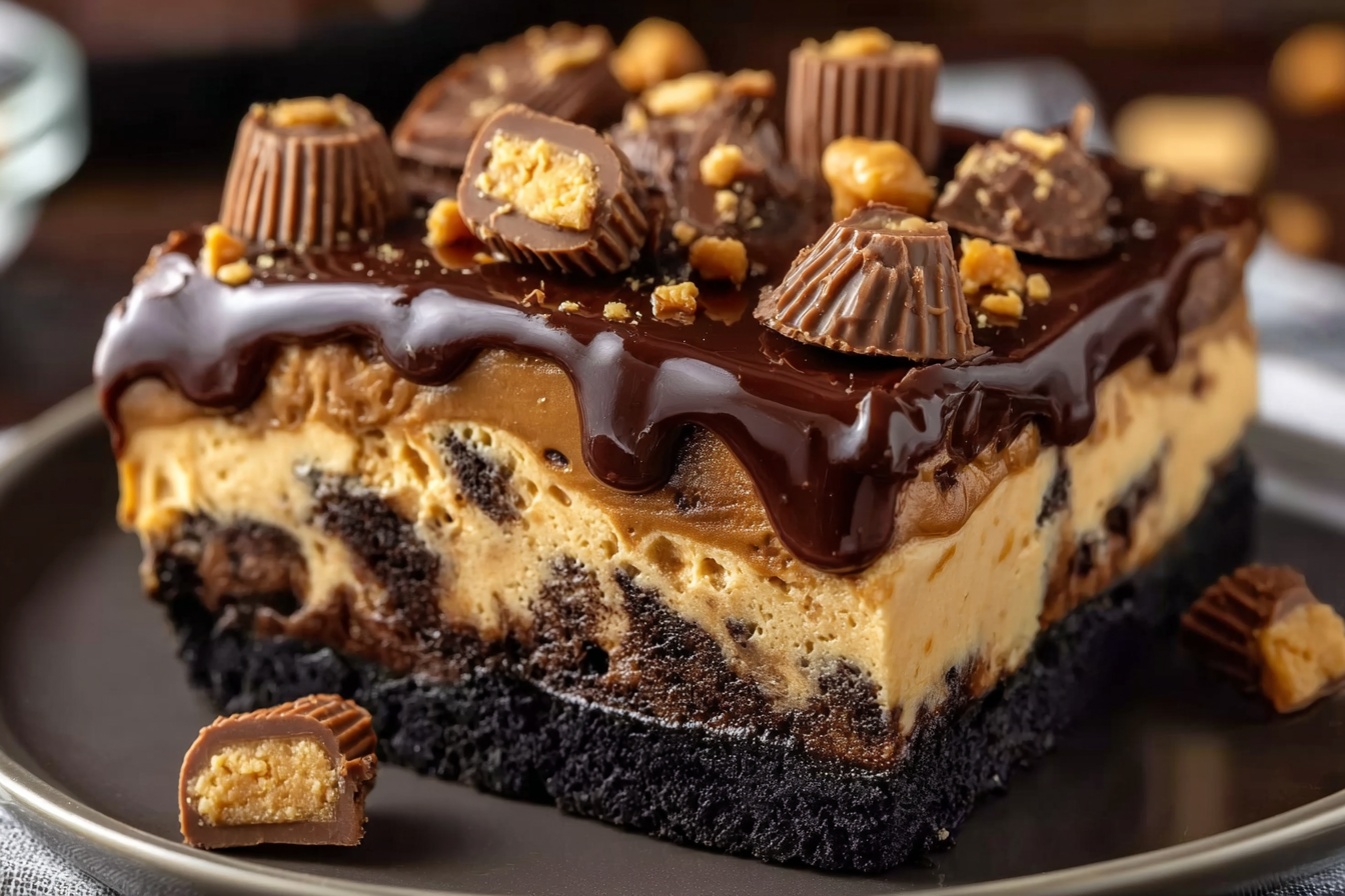 Peanut Butter Chocolate Layer Dessert
