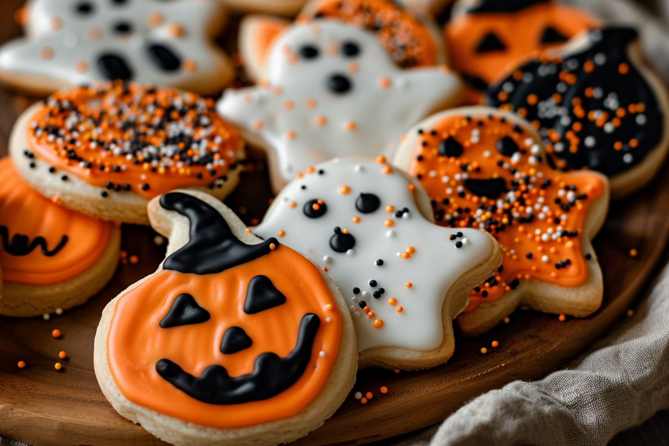 Spooky Halloween Sugar Cookies