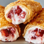 Strawberry Cream Cheese Dessert Egg Rolls
