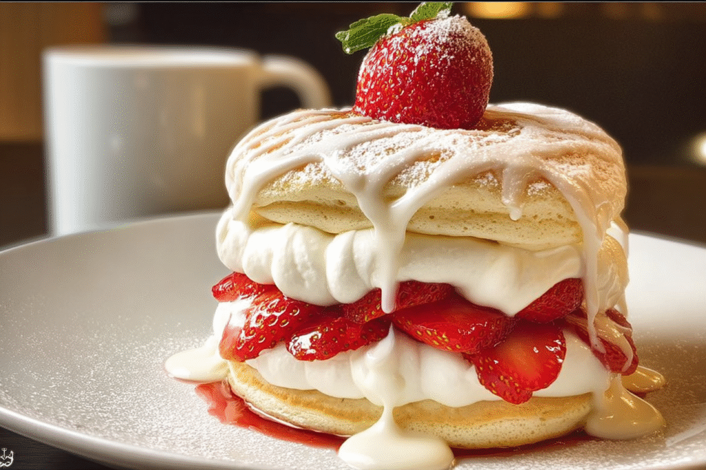 Strawberry Soufflé Pancake Dream