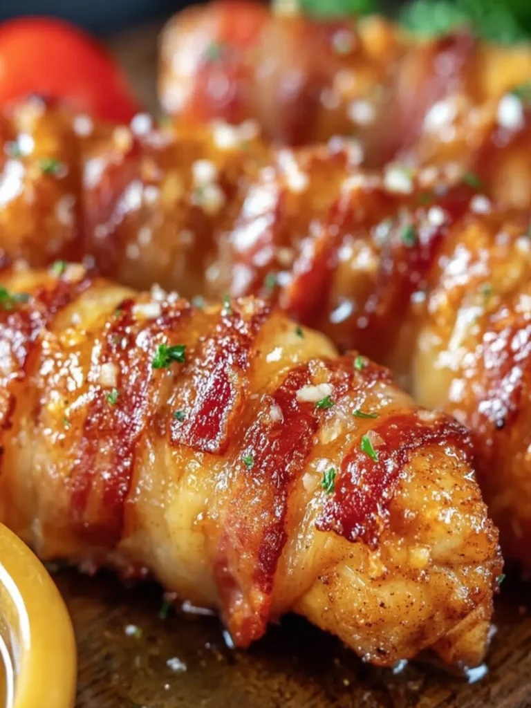 Savory Bacon-Wrapped Chicken Strips First Image