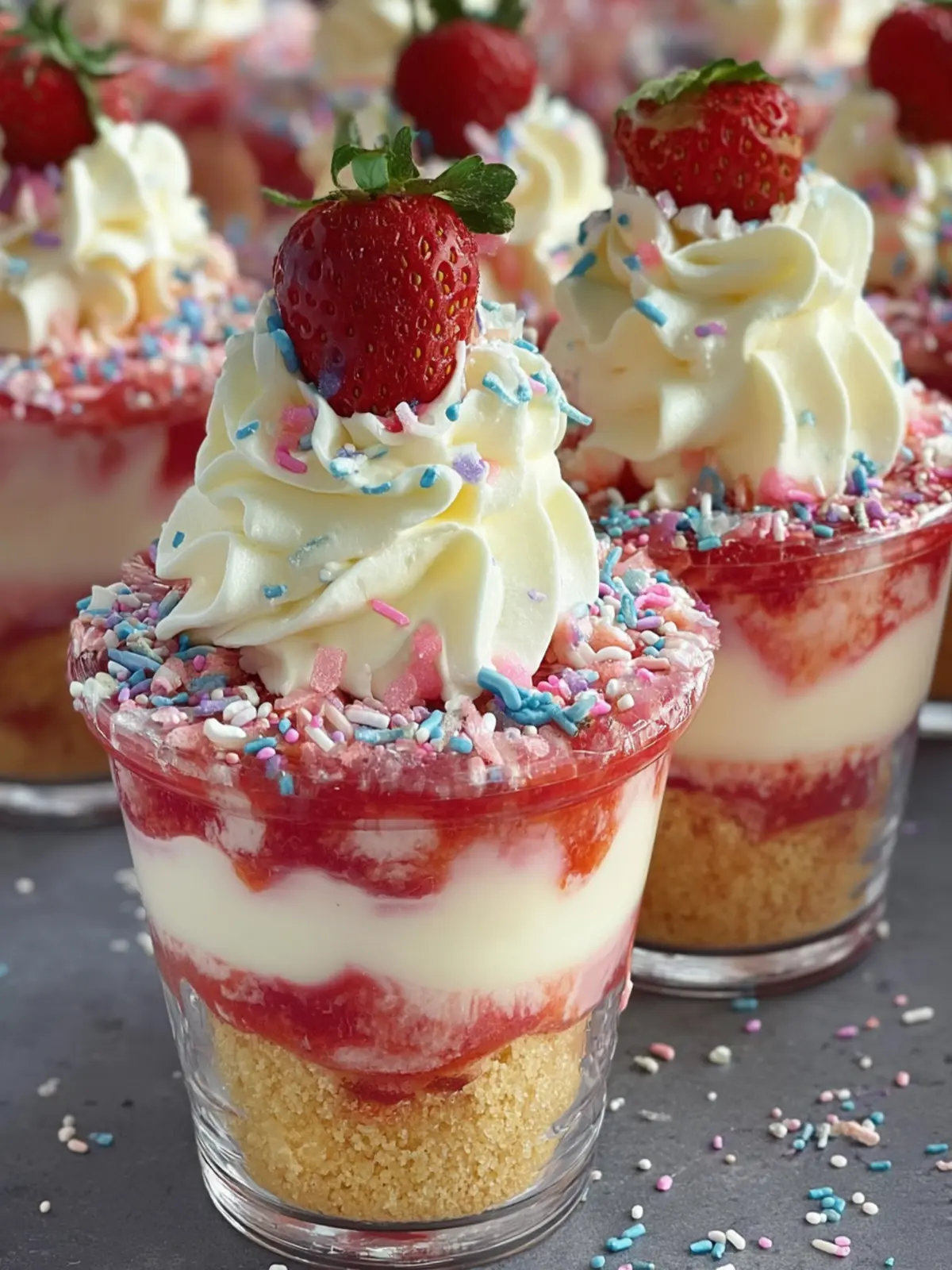 Cupcake Topped Layered Dessert Cups: Indulgent Delight Awaits 8