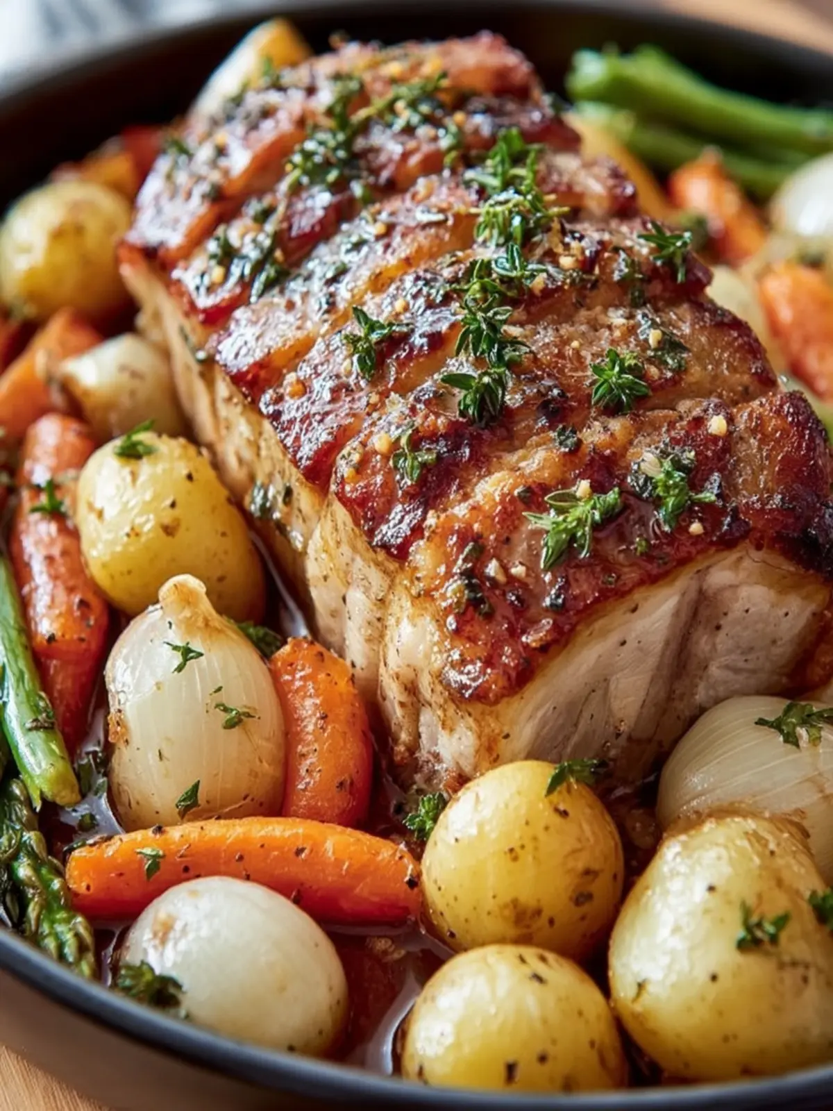 Herb Roasted Pork: Juicy Perfection with Colorful Veggies 7