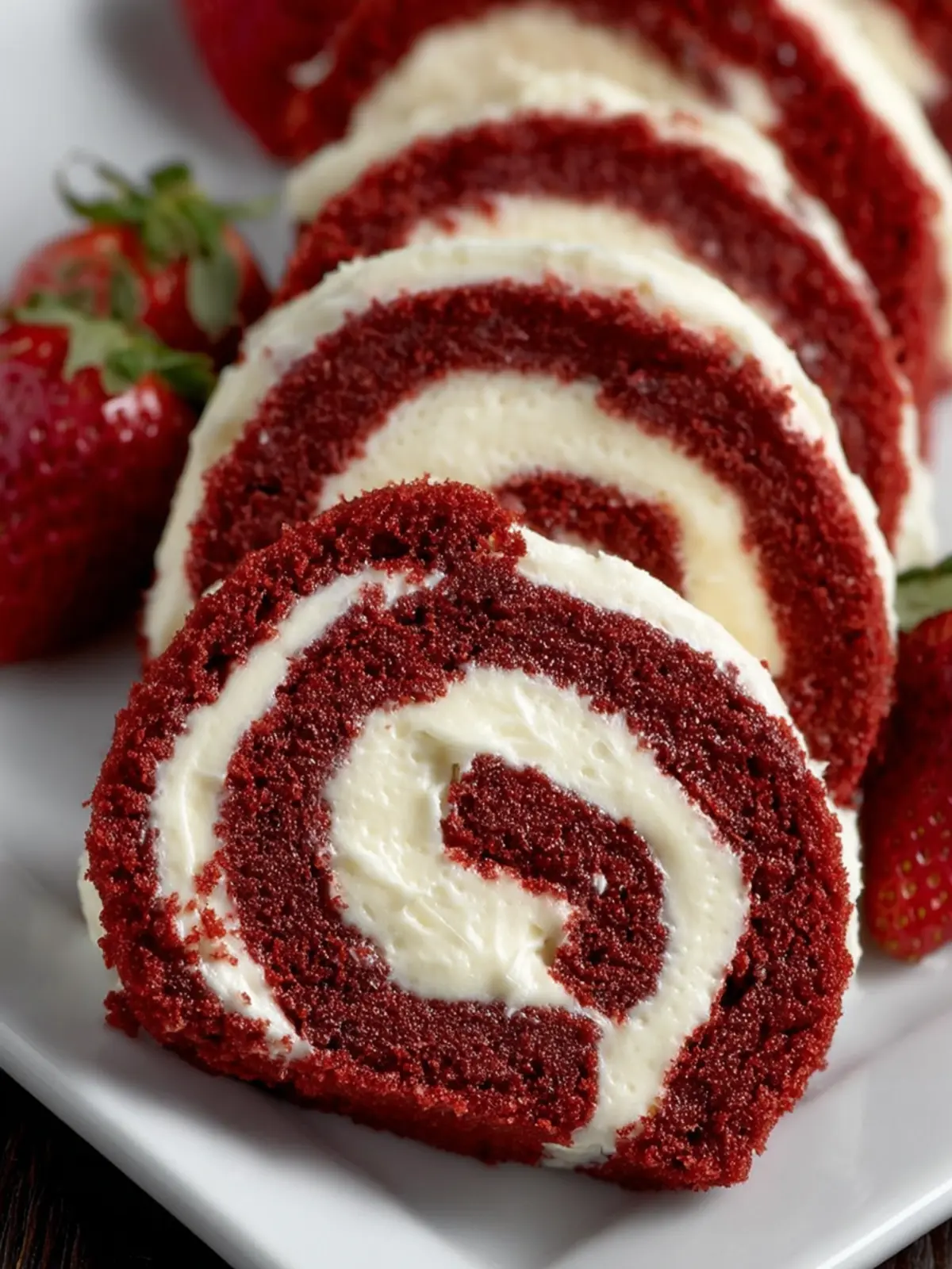 Red Velvet Cake Roll Dessert: Irresistibly Soft and Creamy 8