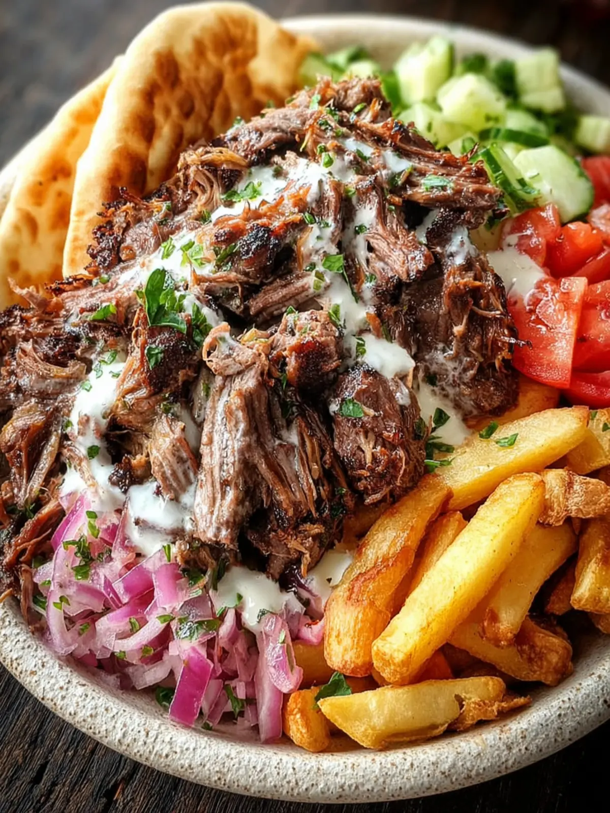Slow-Cooked Lamb Shawarma Plate: Indulgent Flavors Unleashed 7