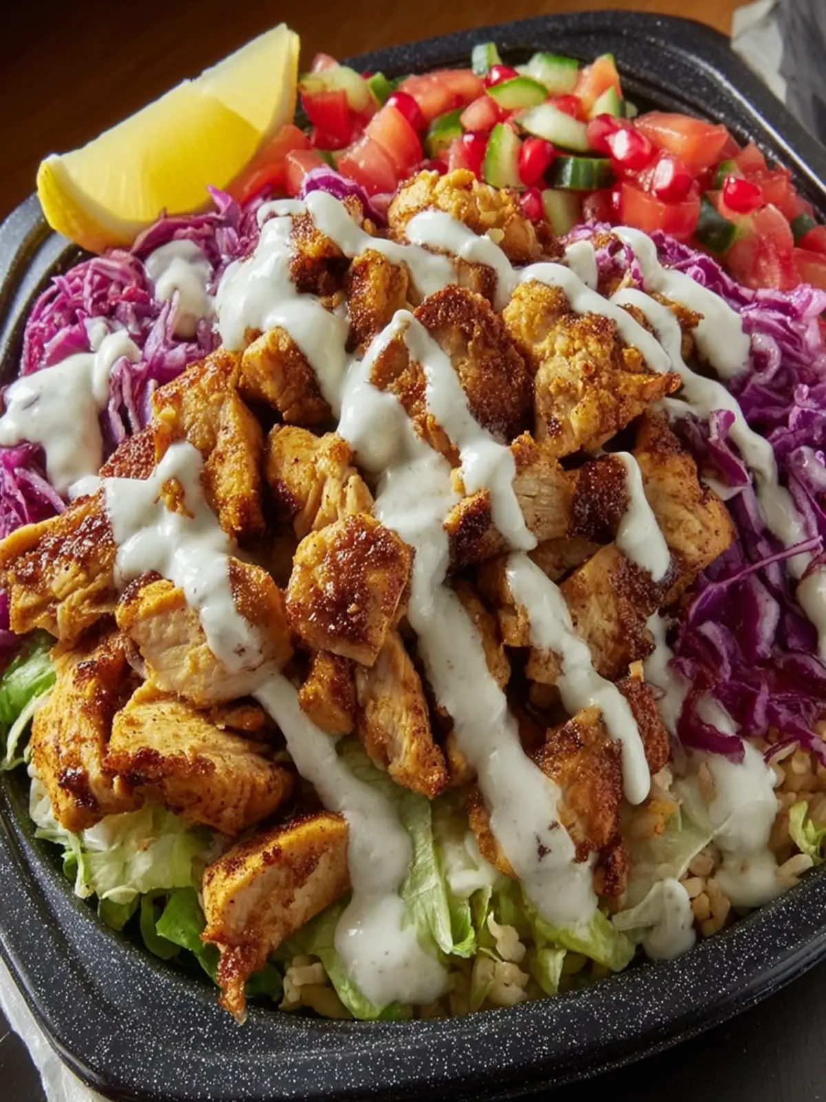 Middle Eastern Chicken Shawarma Bowl First Image