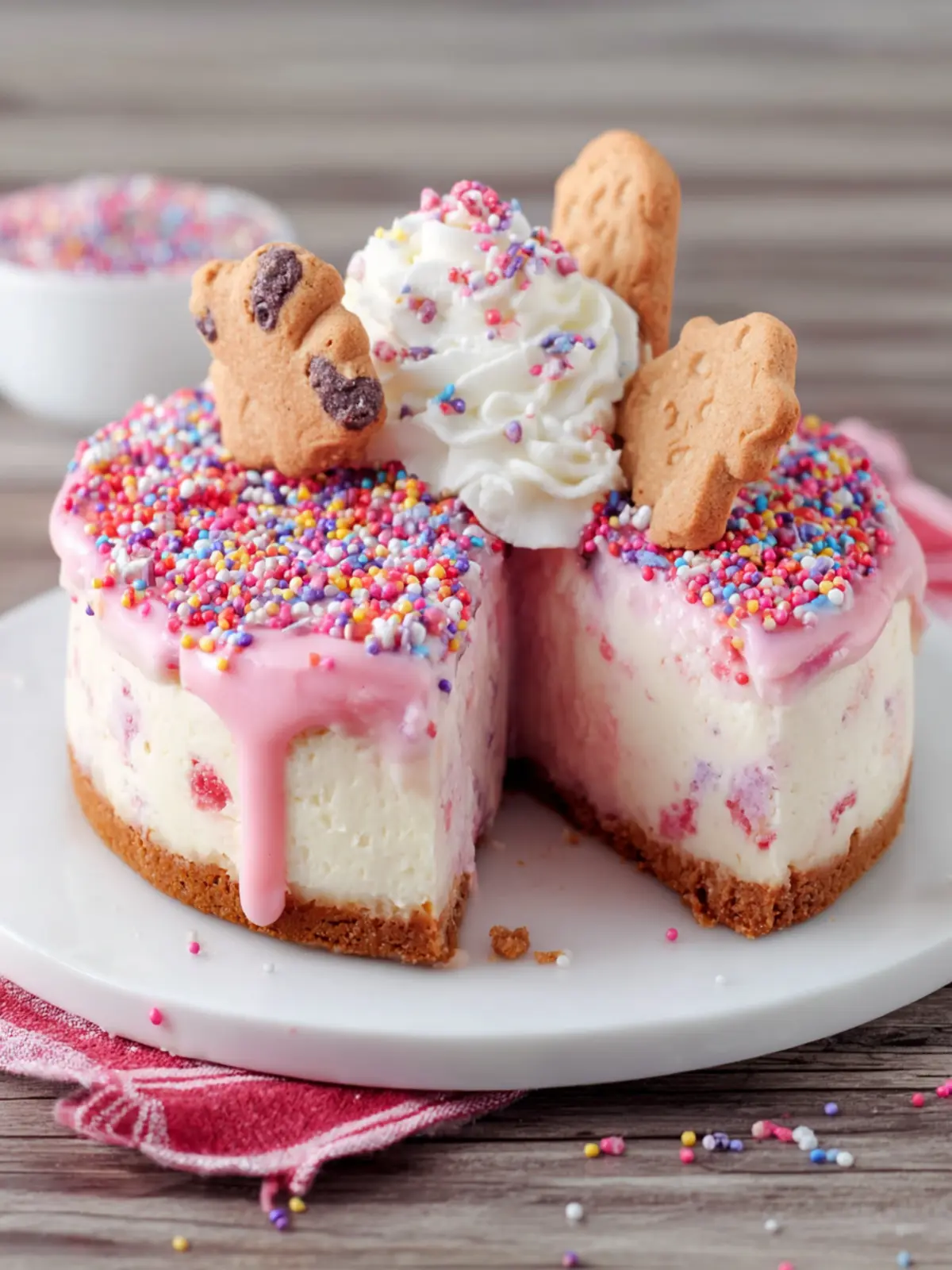 Iced Animal Cookie Cheesecake: Irresistibly Creamy Delight 8