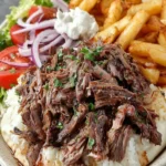 Slow-Cooked Lamb Shawarma Plate First Image