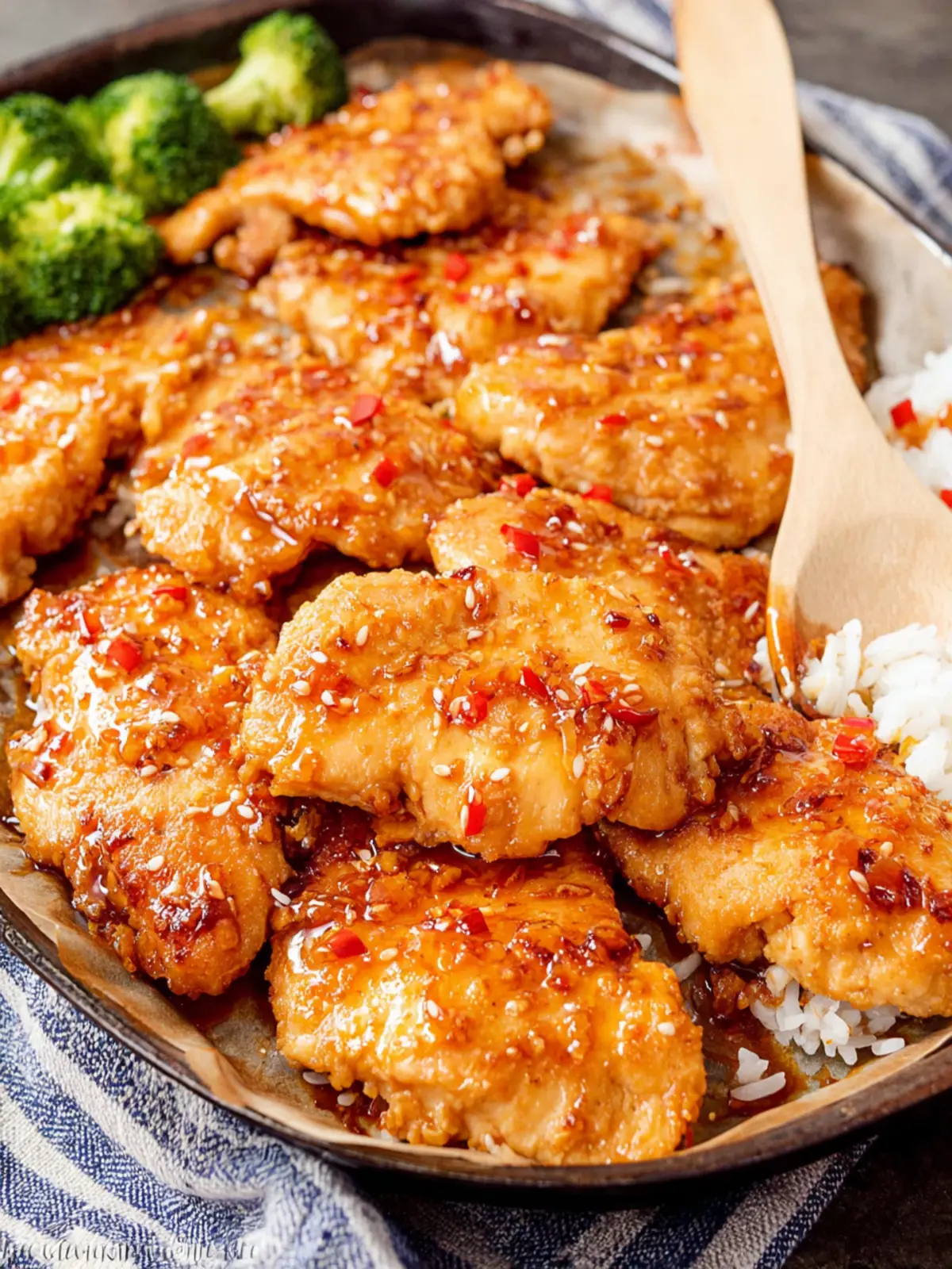 Better than Take-out Baked Firecracker Chicken First Image