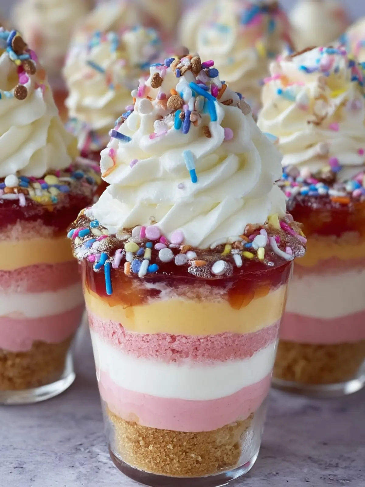 Cupcake Topped Layered Dessert Cups: Indulgent Delight Awaits 7
