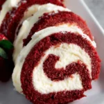 Red Velvet Cake Roll Dessert First Image