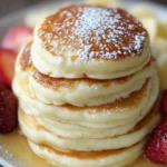 Fluffy Homemade Pancake Stack First Image