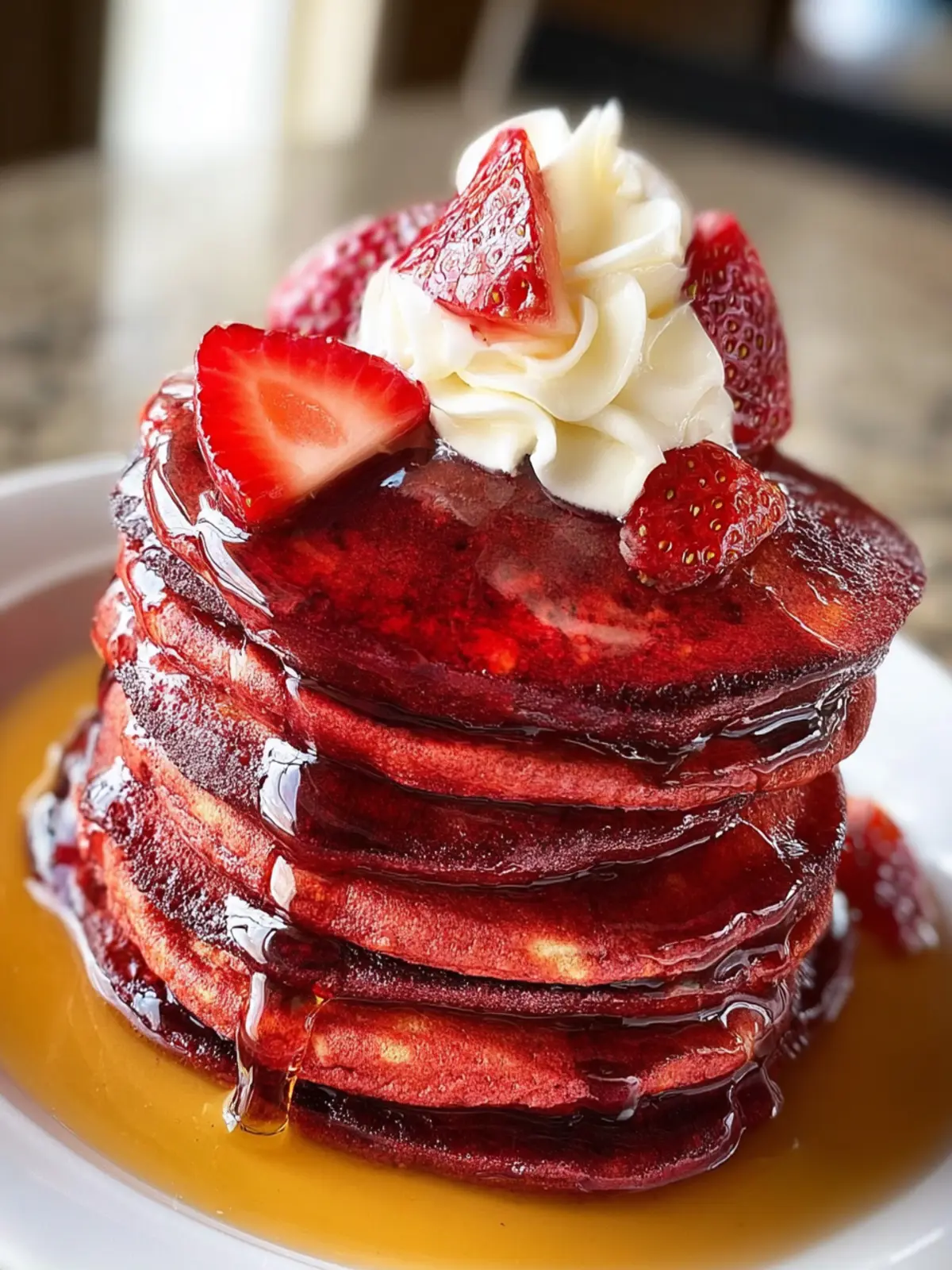 Red Velvet Pancakes: 7 Steps to Blissful Breakfast Delights First Image