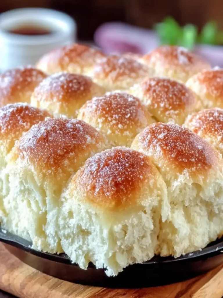 Fluffy Homemade Dinner Rolls Recipe First Image
