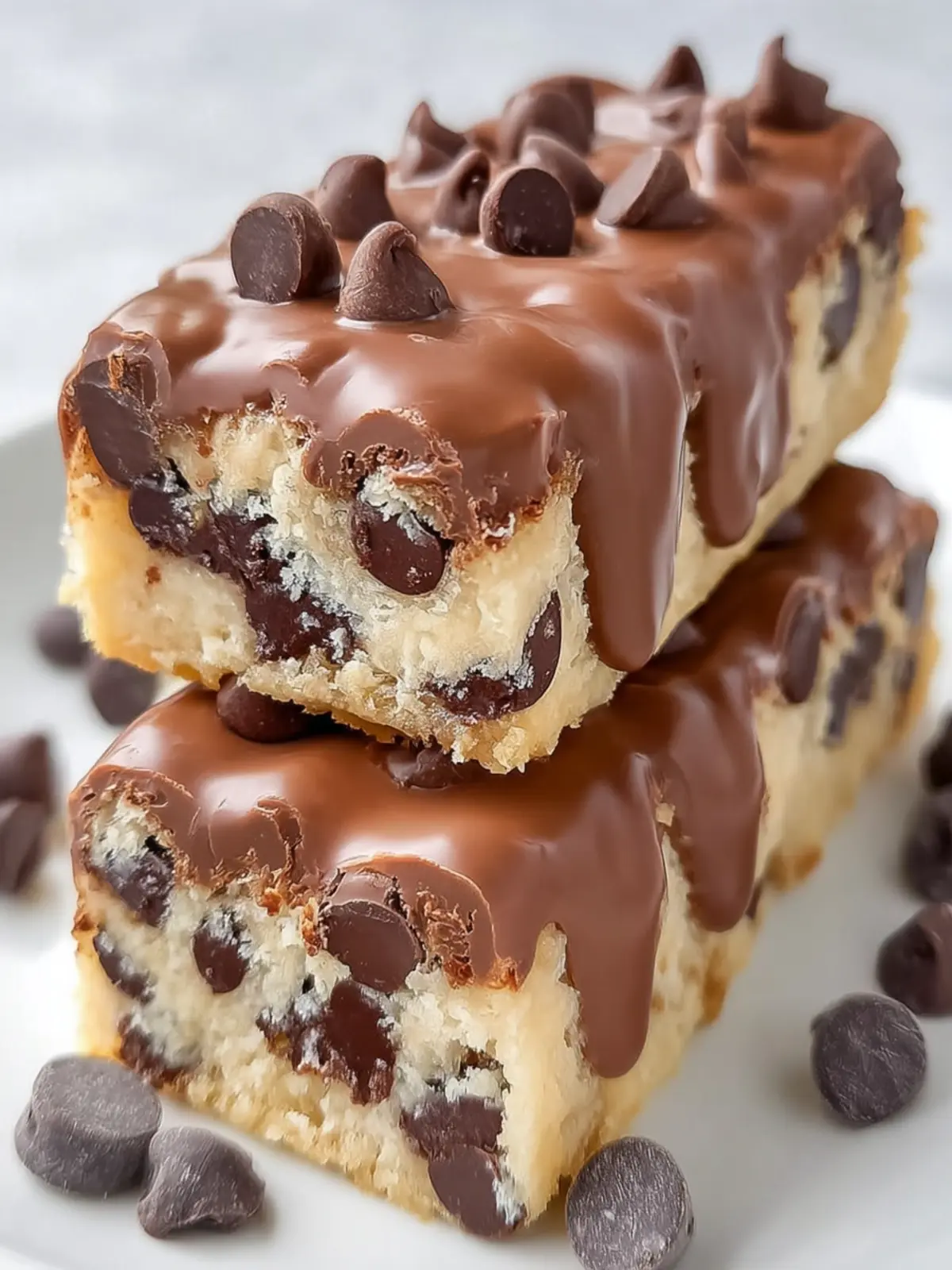 Chocolate Chip Cookie Bars First Image