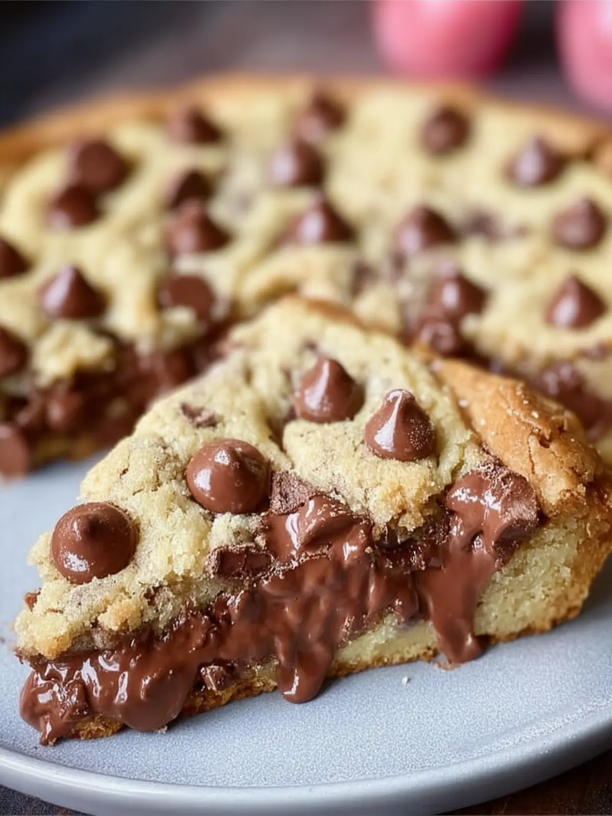 Gooey Chocolate Chip Cookie Pie First Image