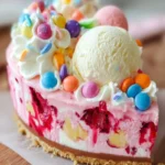 Colorful Candy Ice Cream Cake First Image