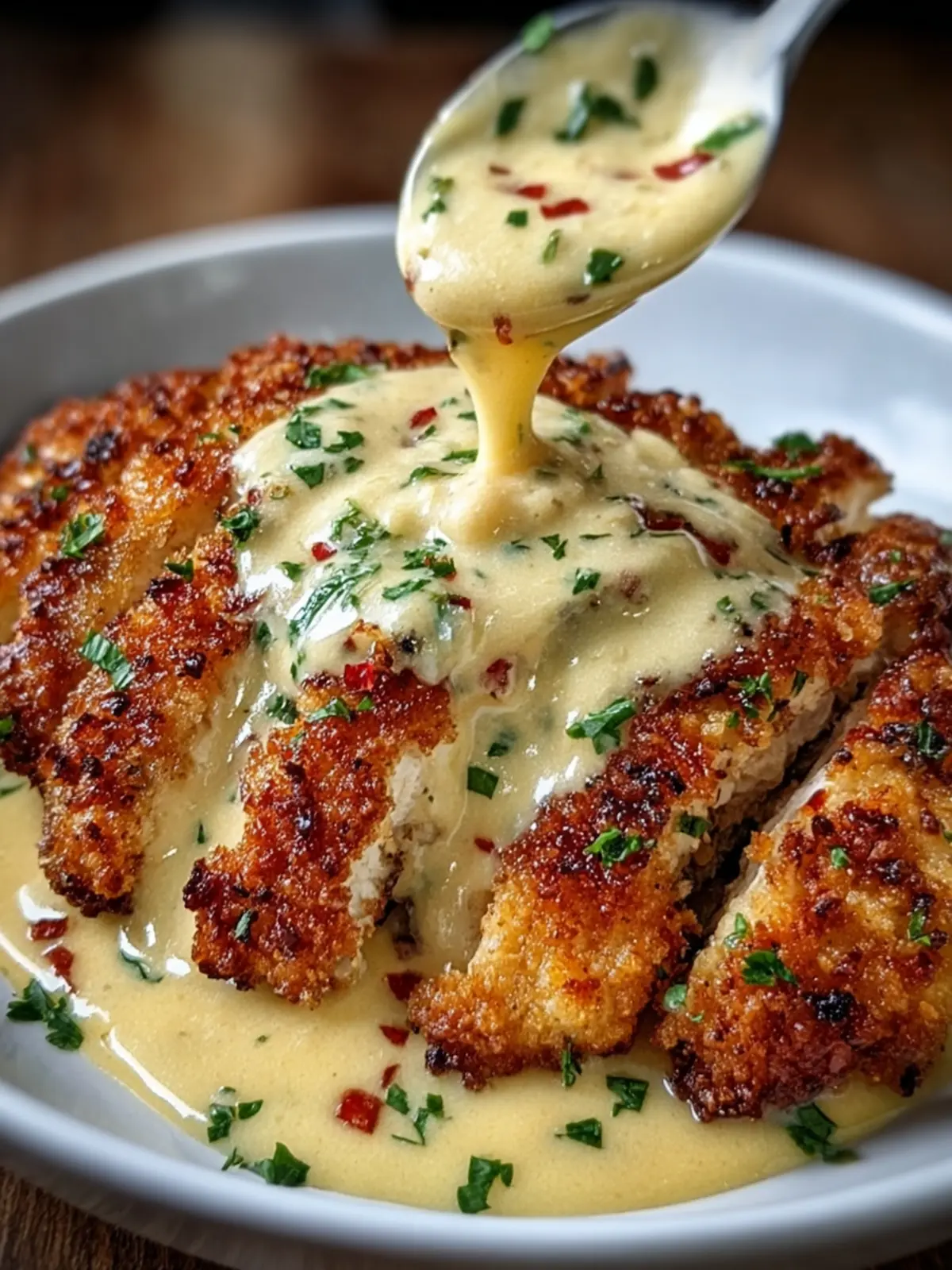 Crispy Chicken with Cream Sauce: Irresistibly Rich Comfort Food 7