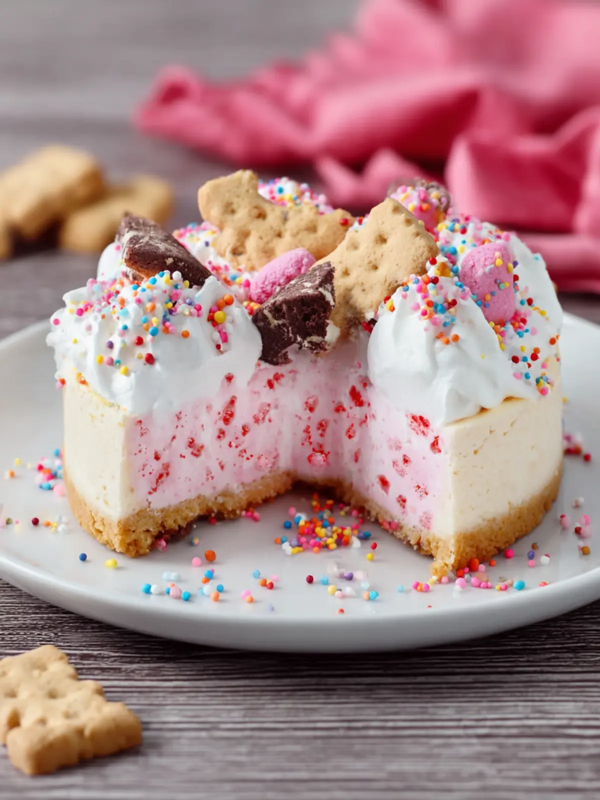 Iced Animal Cookie Cheesecake: Irresistibly Creamy Delight 6